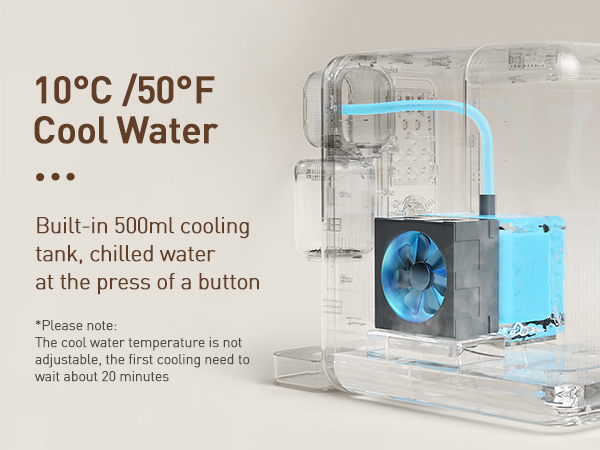 Joydeem Instant Hot Cold Water Dispenser 12 Temp 120 Oz | Joydeem